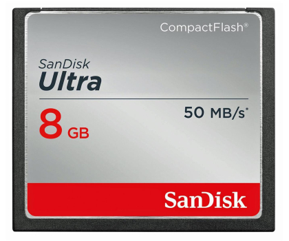 Nośnik pamięci SANDISK Compact Flash 8GB SDCFHS-008G-G46